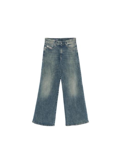 Diesel Diesel Blue Denim - Wide-Leg Jeans Women