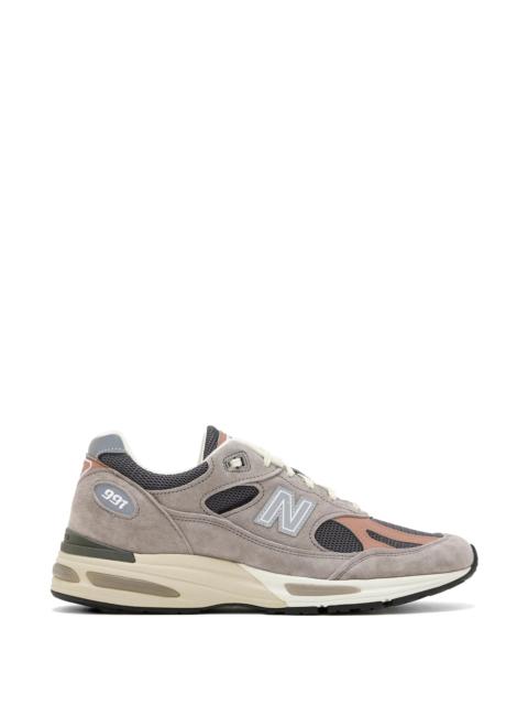 New Balance New Balance 991v2 Perforated Panelled Sneakers