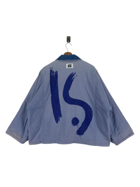 Other Designers 80S ISSEY MIYAKE MANDARIN STYLE BLUE DENIM INDIGO OVERSIZE