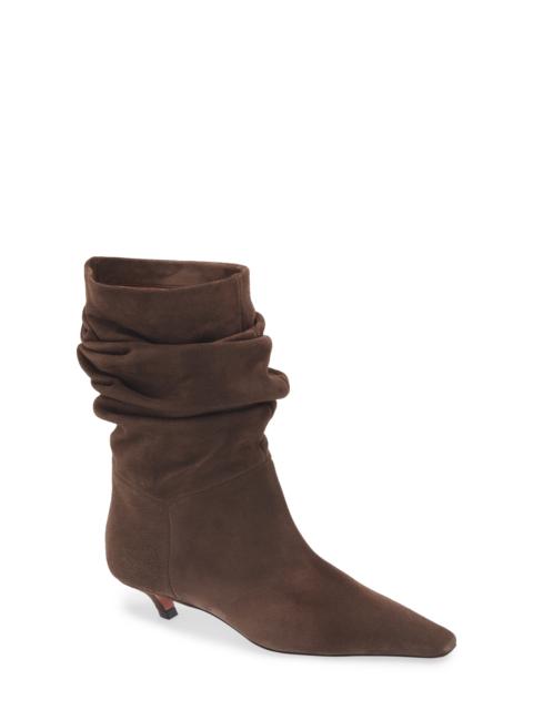 Amina Muaddi Amina Muaddi Jamie Slouch Bootie in Crosta Coffee at Nordstrom