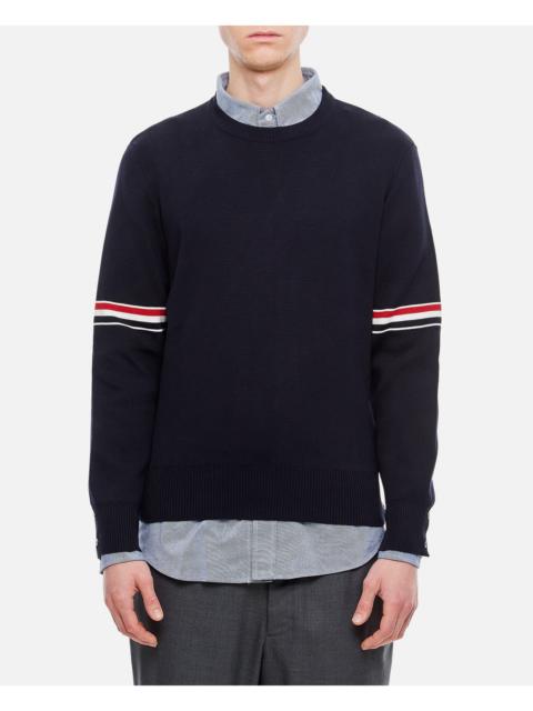 Thom Browne Thom Browne Men Milano Stitch Crewneck Pullover