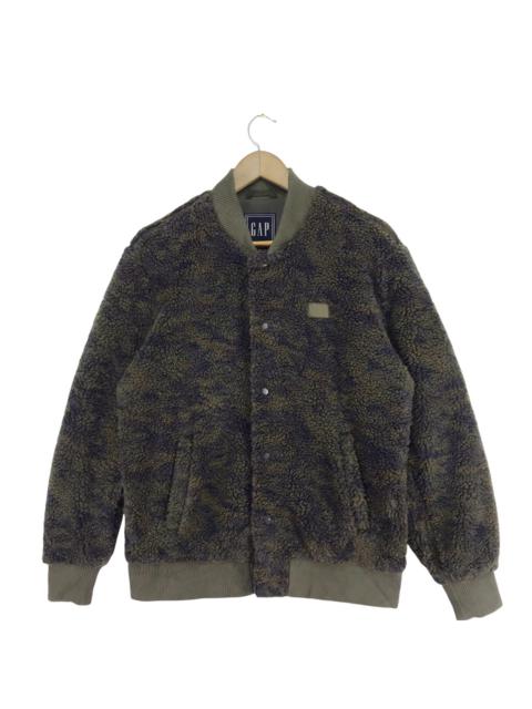Other Designers Vintage - Gap Camo Deep Pile Fleece Jacket