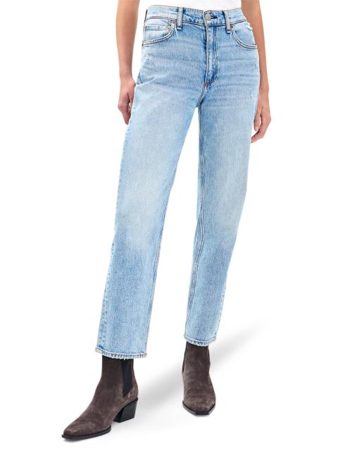 rag & bone rag & bone Harlow Mid Rise Ankle Relaxed Straight Leg Jeans in Lou1 at Nordstrom
