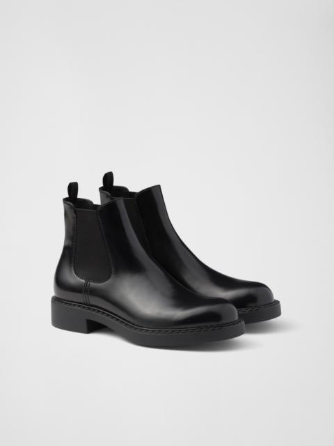 Prada Brushed leather Chelsea boots
