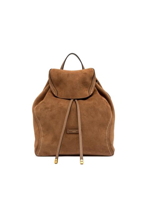 Other Designers Gianni Chiarini "violette" Backpack In Suede