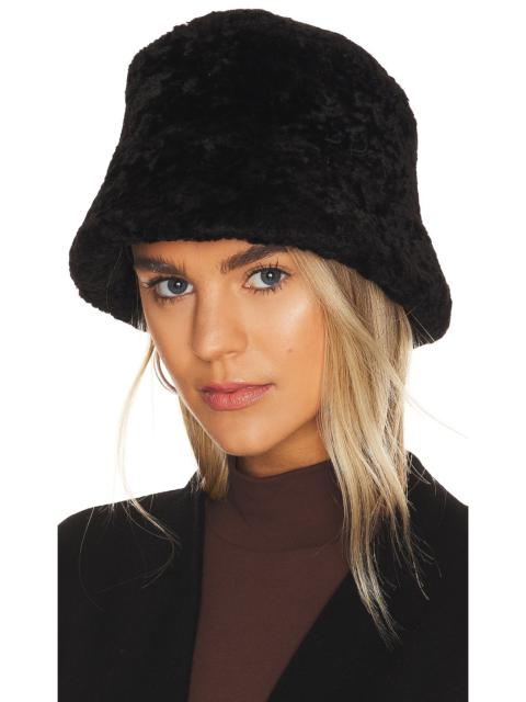 RUSLAN BAGINSKIY Faux Fur Lampshade Bucket Hat