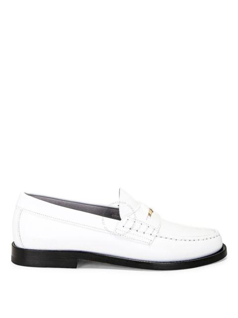 Burberry Logo-Detail Leather Penny Loafers