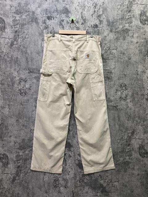 Carhartt CARHARTT Japan Made Carpenter Workwear Cream Colour Pant