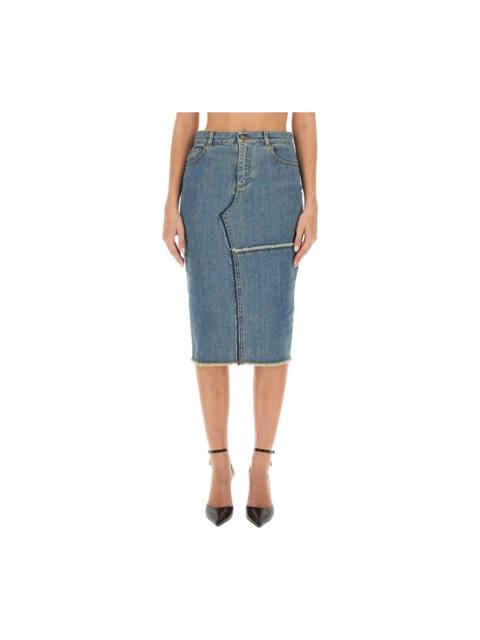 TOM FORD Denim Midi Skirt