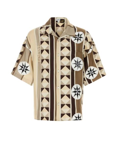 Loewe Loewe Paula's Ibiza Men Printed Satin Paula S Ibiza Shirt