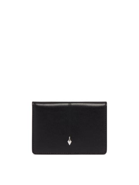 JACQUES MARIE MAGE Black Bifold Leather Wallet