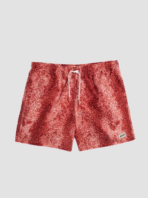 Other Designers BNWT SS23 BATHER RED PAINTED MOSS SWIM SHORTS M