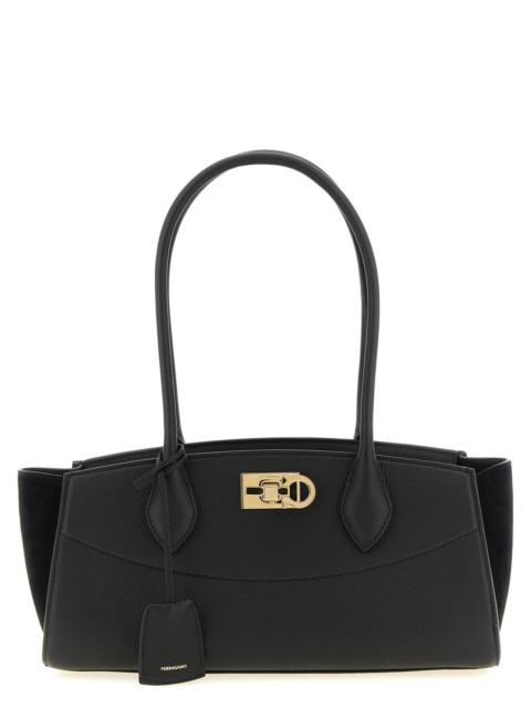 FERRAGAMO Ferragamo Women 'Studio Soft East West (M)' Shoulder Bag