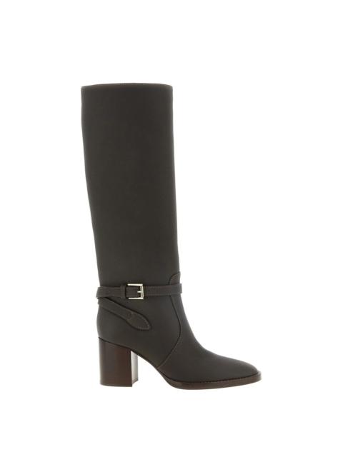 Gianvito Rossi GIANVITO ROSSI Luxor Moka 70mm High Boots New & Authentic (W