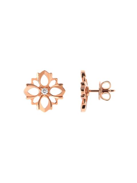GUCCI Gucci Flora Diamond Stud Earrings - YBD796248001