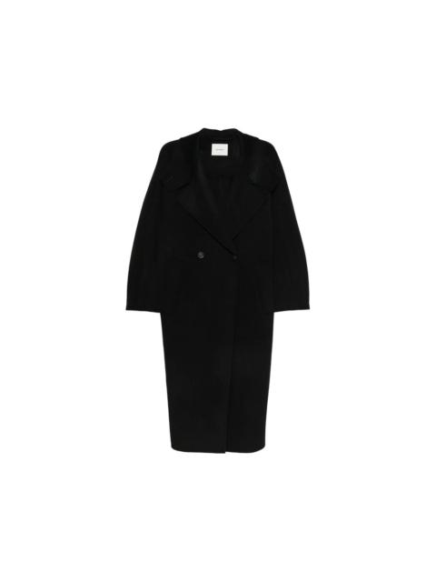 LISA YANG Lisa Yang Black Coats - Double Breasted & Peacoats Women