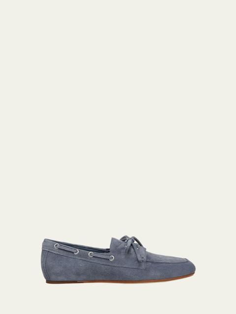 Vince Marin Suede Boat Loafers