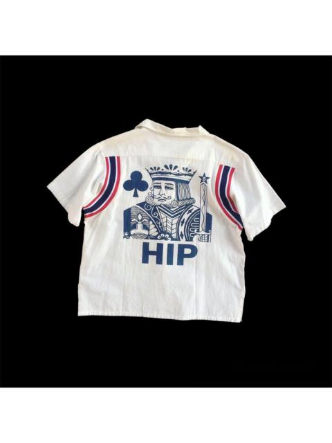 Other Designers Vintage Bowling Shirt Rockabilly Style Hollywood Gabardine