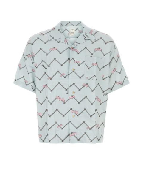 Visvim Man Printed Rayon Copa Shirt