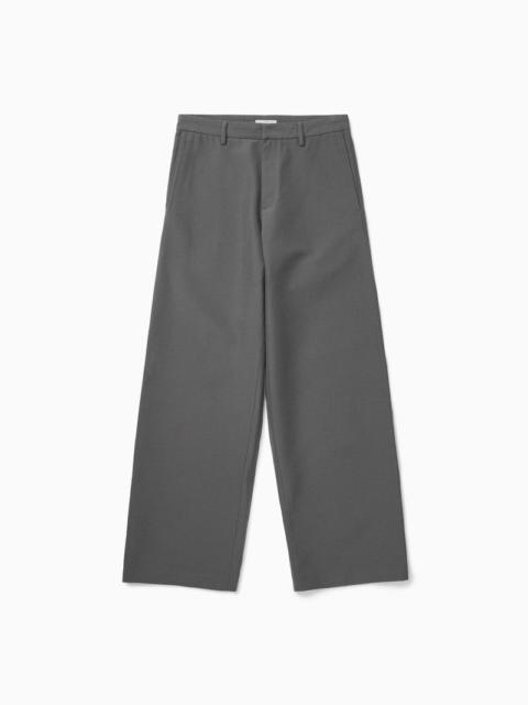 1989 STUDIO - 1989 STUDIO Curved flared pants Dark Grey