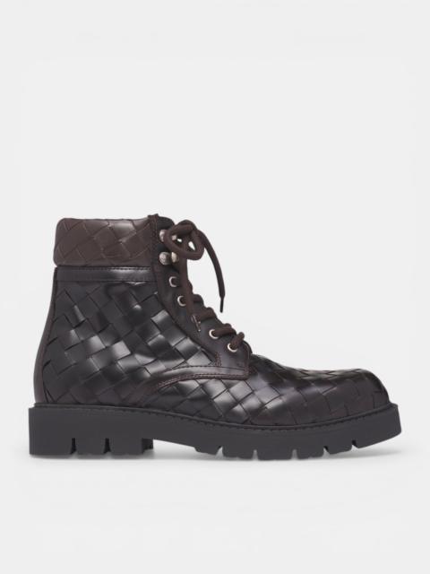 Bottega Veneta Intrecciato Lambskin Ankle Boots