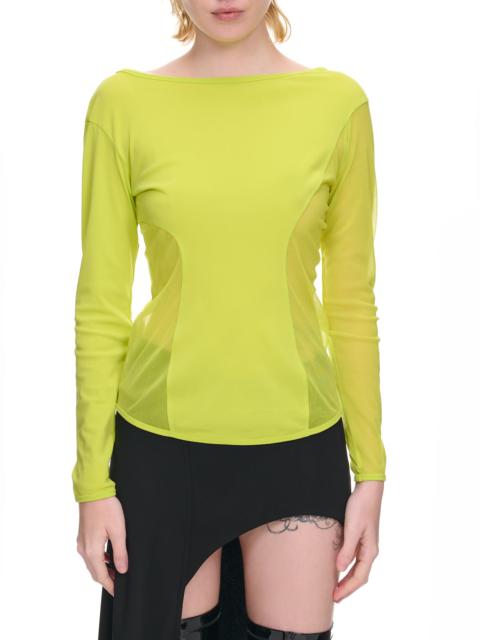 ISSEY MIYAKE Figure Mesh Top