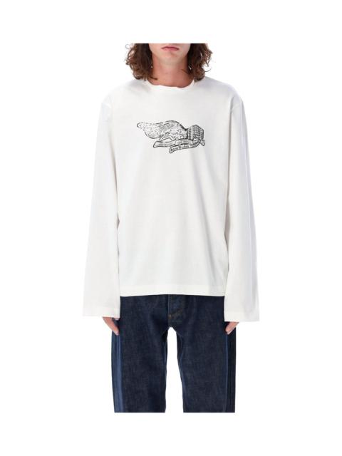 Logo Embroidered Long-sleeve T-shirt