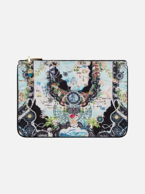 CAMILLA SMALL CANVAS CLUTCH