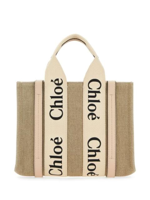 Chloe Woman Multicolor Fabric Small Woody Shopping Bag