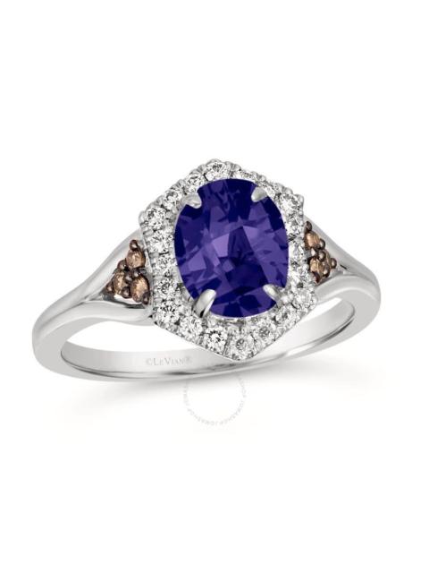 Other Designers Le Vian Ladies Blueberry Tanzanite Ring set in 14K Vanilla Gold