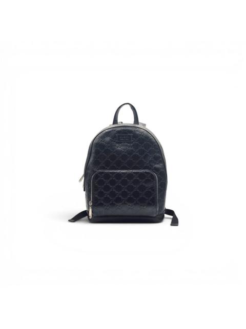 GUCCI Guccissima GG Signature Small Day Leather Backpack Unisex