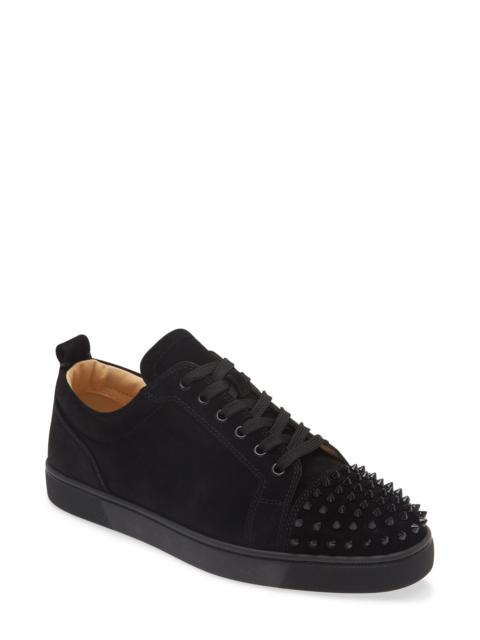Christian Louboutin Christian Louboutin Louis Junior Spikes Sneaker in Cm53 Black/black at Nordstrom