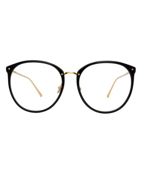 LINDA FARROW THE KINGS | OVERSIZED OPTICAL FRAME IN BLACK (C7)
