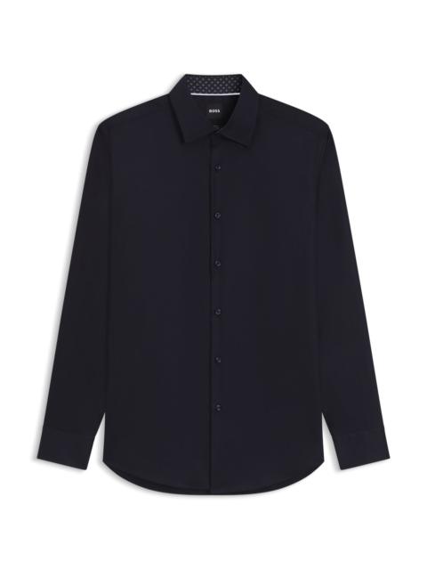 BOSS SLIM-FIT SHIRT IN EASY-IRON AUSTRIAN COTTON POPLIN