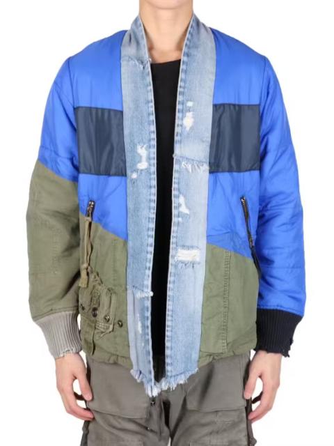 Greg Lauren $3500 Greg Lauren GL19 Padded Kimono Jacket