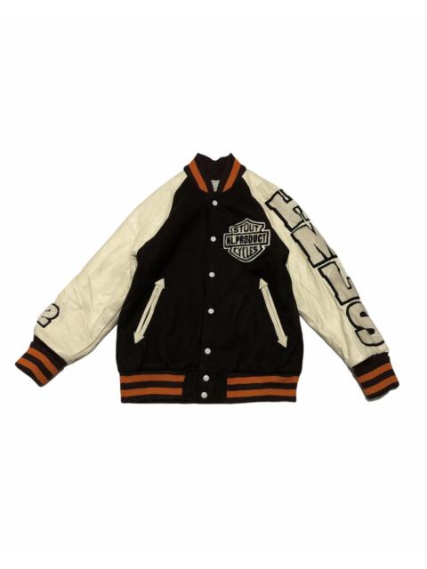 Other Designers Vintage - VJ16 HMLS Homeless Varsity Jacket