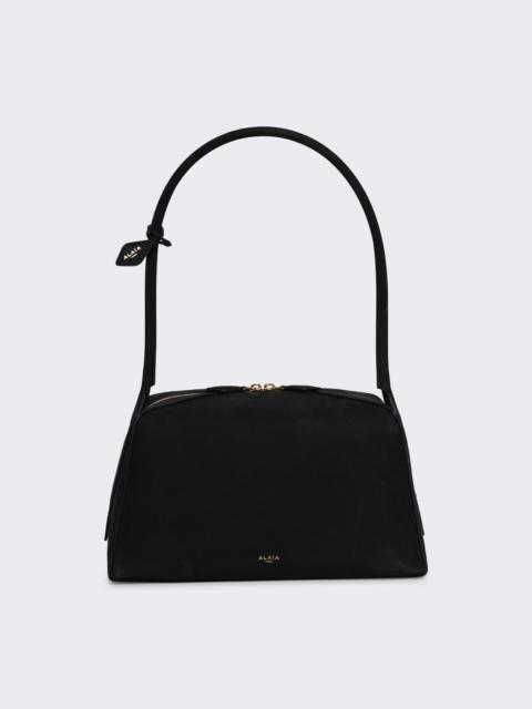 Alaïa Le Bouledogue Bag In Nubuck Black