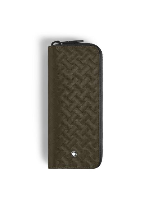 Montblanc 2-PEN POUCH WITH ZIP IN EXTREME LEATHER