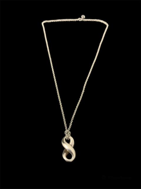Tiffany & Co. Tiffany Infinity Pendant Silver Necklace 925