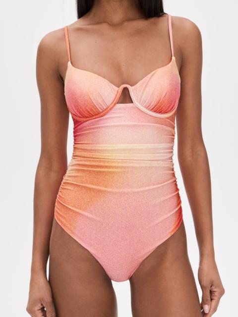 SIMKHAI Laine Ruched One Piece