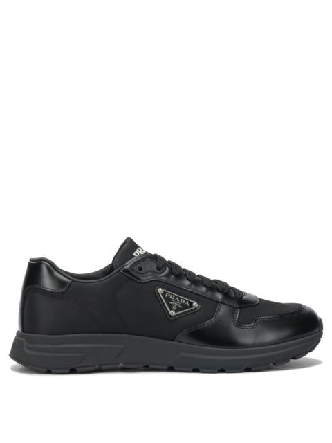 Prada Prada Re-nylon And Leather "prax 01" Sneakers