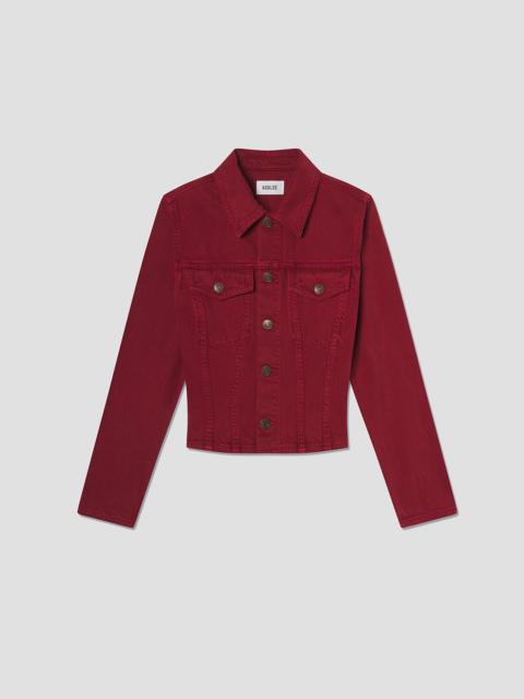 AGOLDE CONTOURED JACKET IN BRICK