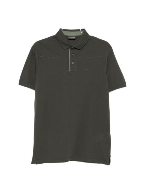 EMPORIO ARMANI Logo cotton polo shirt