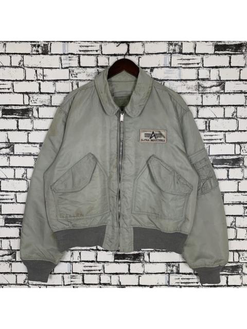 ALPHA INDUSTRIES Alpha Industries CW Flight Jacket Alpha Bomber Jacket