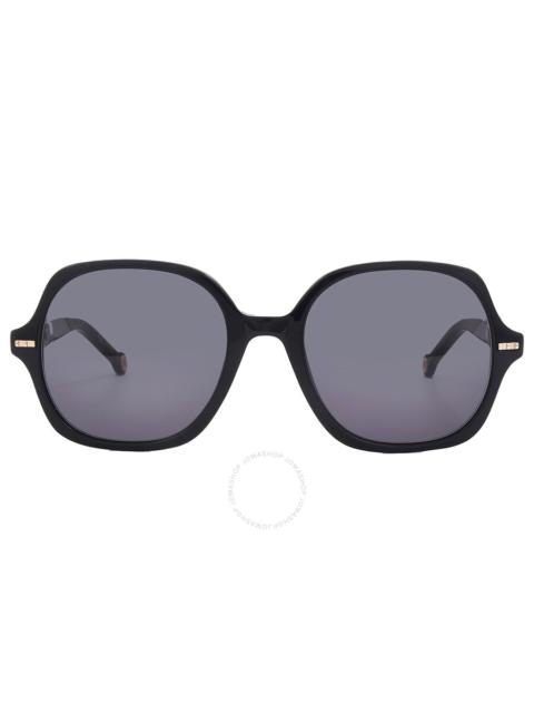 CAROLINA HERRERA Carolina Herrera Grey Square Ladies Sunglasses HER 0106/S 0KDX/IR 55