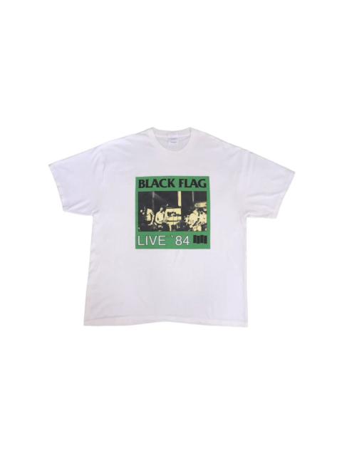 Other Designers Vintage Black Flag Live 84 American Punk Band T-Shirt XL