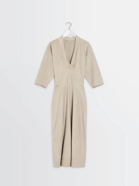 Lemaire LEATHER V-NECK DRESS