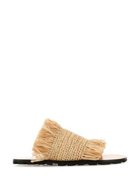 サンダル・ミュール Jil Sander Raffia Thong Slippers Jil Sander Jil Sander Women Raffia Thong Slippers | luosophy