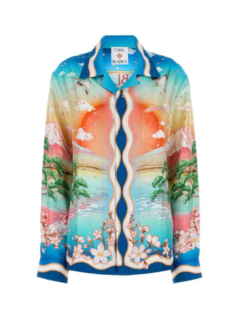 CASABLANCA Casablanca Women Printed Twill Shirt