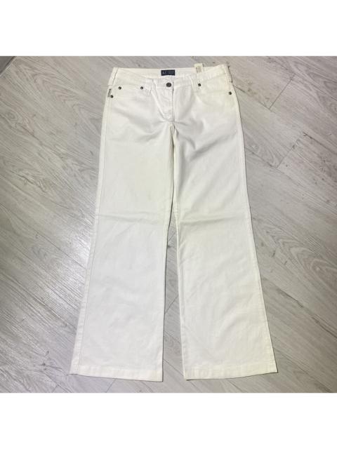 Other Designers Vintage - Armani Flared True White Pants